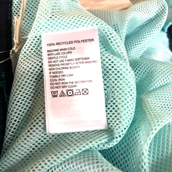 TOMMY BAHAMA•turquoise swim trunks XXL NWT - Picture 9 of 9